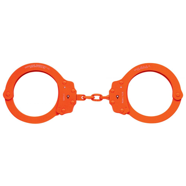 Peerless Handcuff Company 4721O Model 752C Oversize Chain Link Handcuff - Color Finish