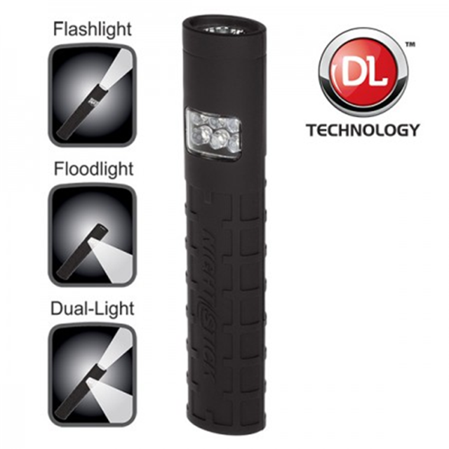 Nightstick NSP-1400B Dual-Switch Dual-Light Flashlight - 2 AAA