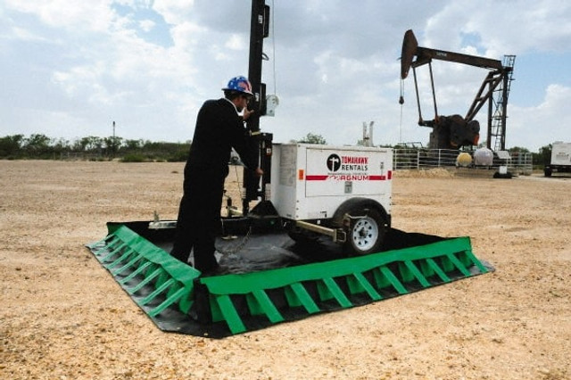 UltraTech. 8688 Ultra-Spill Collapsible Berm: 1,683 gal Capacity, 50' Long, 11.67' Wide, 12" High