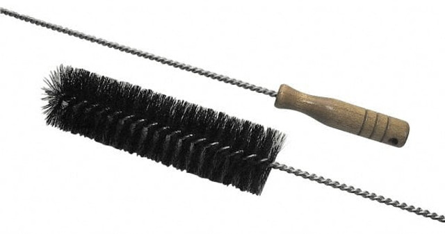 Schaefer Brush 76220 2-1/8" Diam, 7" Bristle Length, Boiler & Furnace Fiber Brush