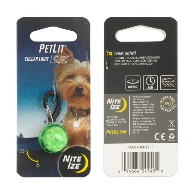 Nite-Ize PCL02-03-17JE PetLit Collar Light