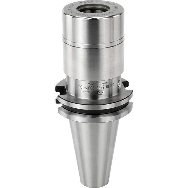 Lyndex-Nikken CAT40-SK20-90UP Collet Chucks; Collet System: Slim Chuck ; Collet Series: SK20 ; Taper Size: CAT40 ; Projection (Decimal Inch): 3.5400in ; Minimum Collet Capacity (Decimal Inch): 0.1380in ; Maximum Collet Capacity (Decimal Inch): 0.7870