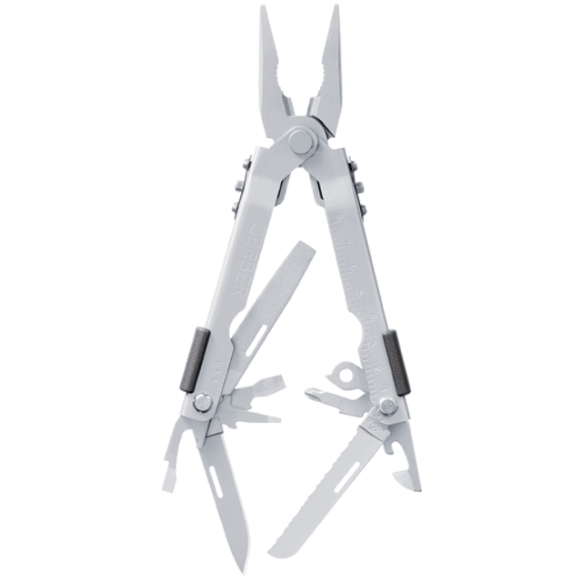 Gerber Gear 07530G Multi-Plier 600 - Needlenose  Stainless w/ Carbide Insert Cutters, Sheath