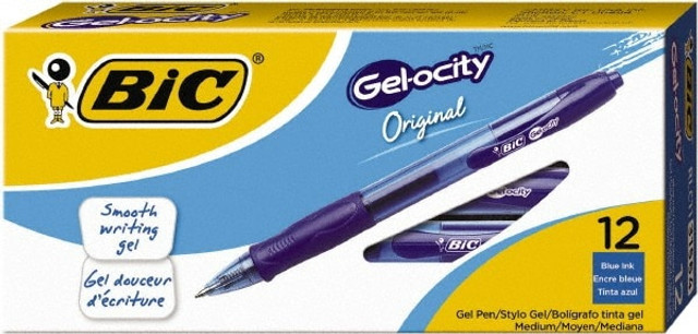 Bic BICRLC11BE Roller Ball Pen: Conical Tip, Blue Ink