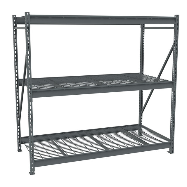 Tennsco BU-723672WS-MGY Bulk Storage Rack: 2,750 lb per Shelf, 3 Shelves