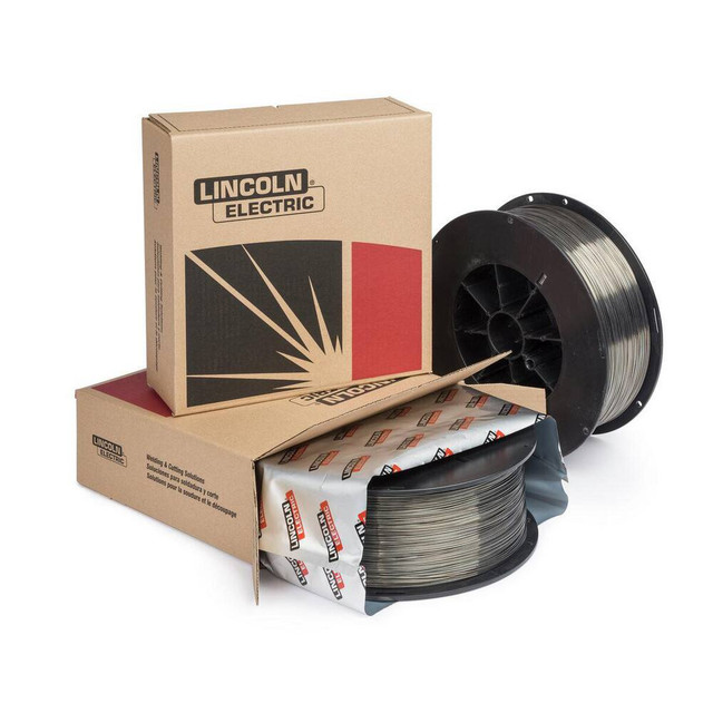 Lincoln Electric ED034848 MIG Flux Core Welding Wire: 0.052" Dia, Steel Alloy