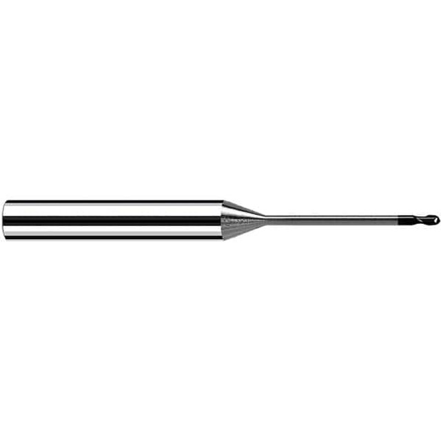 Fraisa B6072180 Ball End Mill: 3.00 mm Dia, 6.00 mm LOC, 2 Flute, Solid Carbide