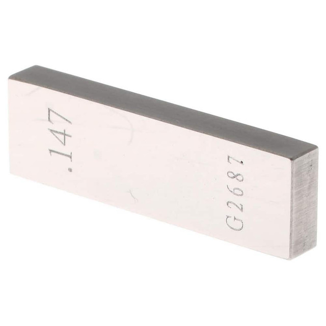 Value Collection 630-21476 Rectangle Steel Gage Block: 0.147", Grade 0