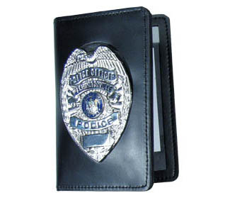 Perfect Fit 1001-ABA Book Style Double ID & Badge Case Outside Mount - 3.63''x5.50''