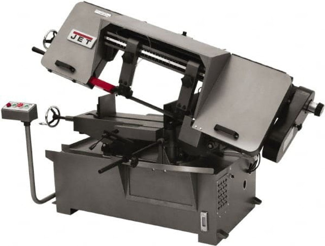 Jet 414475 Horizontal Bandsaw: 10 x 16" Rectangular, 10" Round Capacity, Variable Speed Pulley Drive