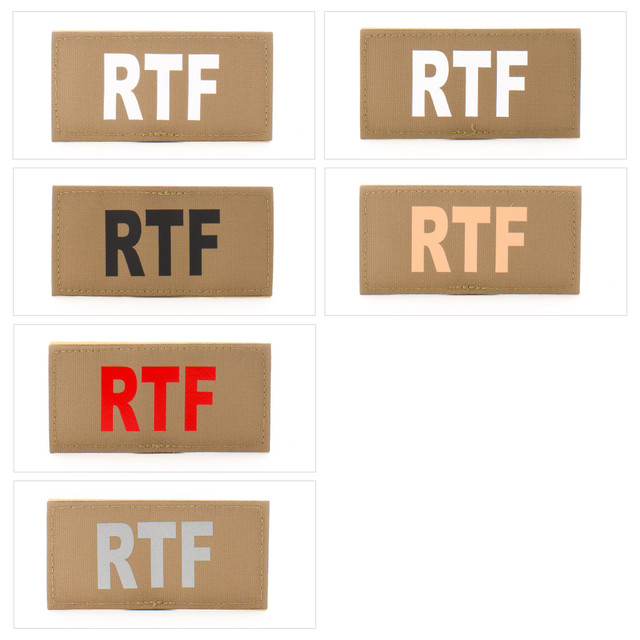 Eleven 10 E10-7001-RTF-CYT/BLK 2x4 Med ID Patch Eleven 10 E10-7001-RTF-CYT/BLK 2x4 Med ID Patch