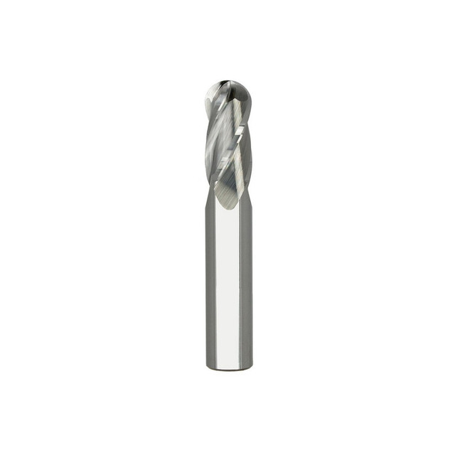 Niagara Cutter 17006155 Ball End Mill: 0.625" Dia, 1.25" LOC, 4 Flute, Solid Carbide