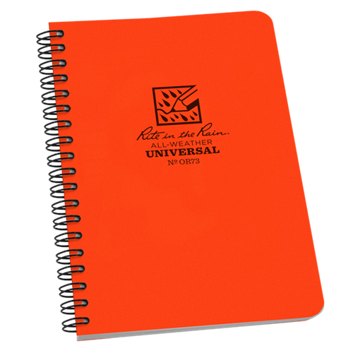 Rite in the Rain OR73 Polydura Side-Spiral Notebook (4.875'' x 7'')