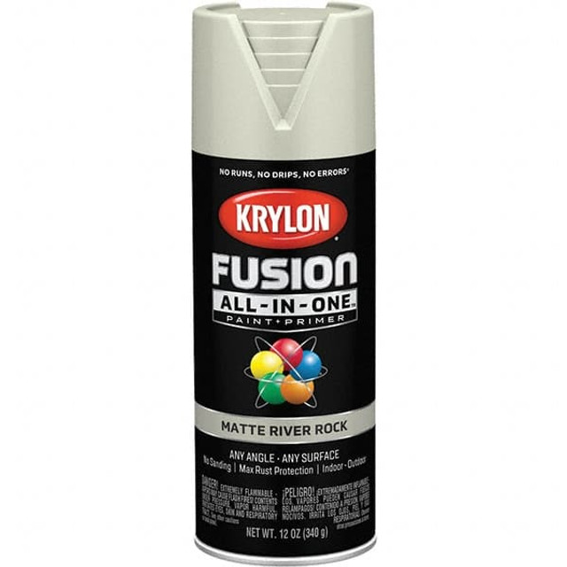 Krylon K02794007 Acrylic Enamel Spray Paint: River Rock, Matte, 12 oz