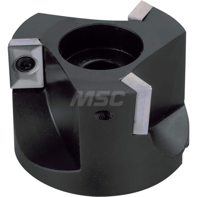 Kyocera OTM86428 3" Cut Diam, 1" Arbor Hole Diam, 0.6" Max Depth, Indexable Square-Shoulder Face Mill