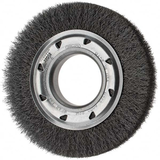 Osborn 0002206200 Wheel Brush: 6" Wheel Dia, Crimped