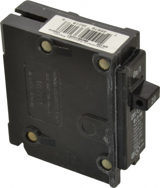 Eaton Cutler-Hammer BR120 20 Amp, 120/240 VAC, 1 Pole, Plug In Type BR Circuit Breaker