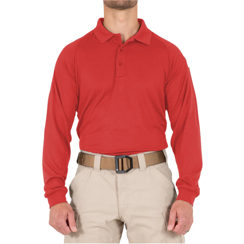 First Tactical 111503-400-XL-T M Performance LS Polo