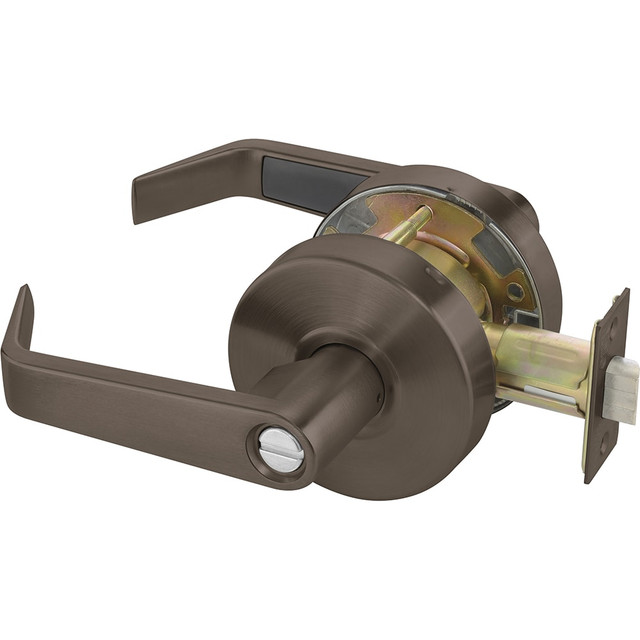 Yale 085309 Lever Locksets; Door Thickness: 1-3/4; Door Thickness: 1-3/4; Back Set: 2-3/4; For Use With: Lavatory or Other Privacy Doors; Finish/Coating: Oxidized Satin Dark Bronze (10B); Special Item Information: Privacy; Bedroom or Bath Lock Functi