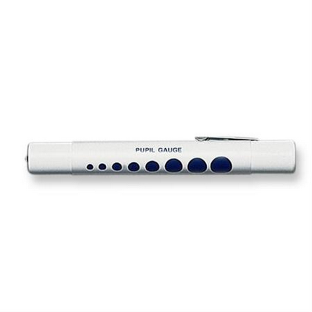 EMI - Emergency Medical 210 Disposable Penlight w/ Pupil Gauge (6 Pack)