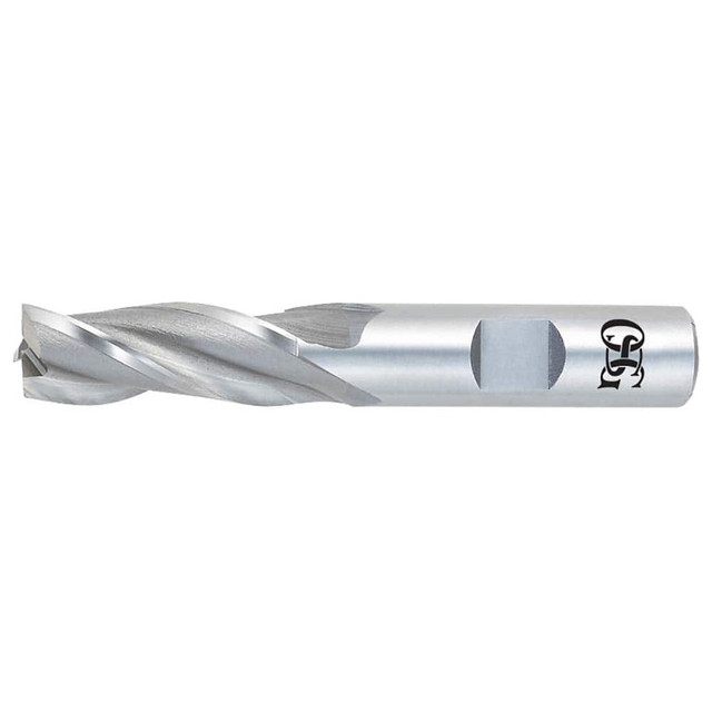 OSG 5314200 Square End Mill:  0.875" Shank Dia, 4.125" OAL, 3 Flutes, Cobalt