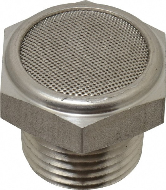 Legris 0683 00 22 Pneumatic Exhaust Muffler: 1/2" Male NPT, 108 dB