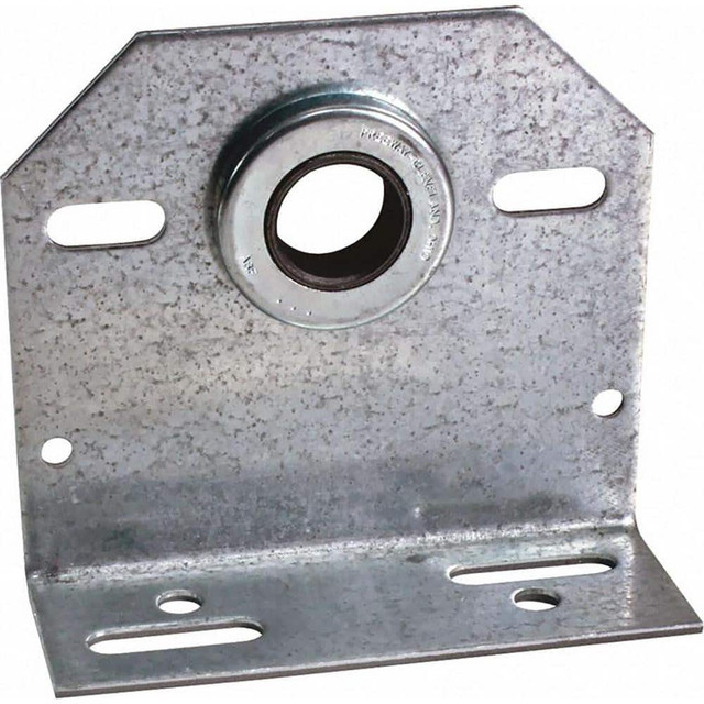 American Garage Door Supply B1-BC338 Garage Door Hardware; Hardware Type: Garage Door Bearing Center Plate ; For Use With: Commercial Doors ; Material: Steel ; Hardware Diameter: 1 ; Overall Length: 5.75 ; Overall Height: 5