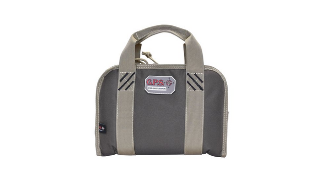 GPS GPS-1105PCRK Double Compact Pistol Case w/ Mag Storage & Dump Cup