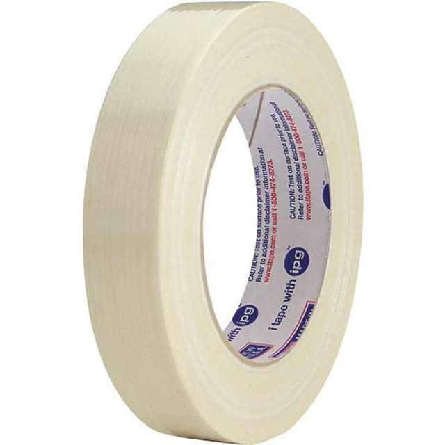 Intertape 76299 Filament & Strapping Tape; Type: Filament Tape ; Color: Ivory ; Thickness (mil): 4.6000 ; Material: Rubber ; Width (Mm - 2 Decimals): 18.00 ; Length (Meters): 54.80