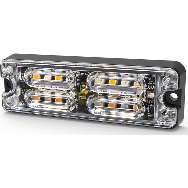 Ecco ED3511A Emergency Light Assemblies; Light Assembly Type: LED Warning Light ; Voltage: Multi-Voltage ; Mount Type: Flush; Permanent; Surface ; Power Source: 12-24V DC ; Overall Height: 1in ; Standards: SAE Class 1; CAT13