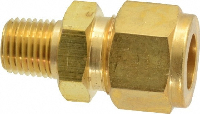 Ham-Let 3102175 Compression Tube Connector: 1/4" Thread, Compression x MNPT