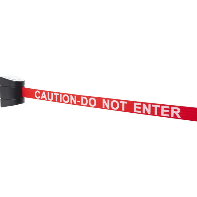 Xpress SAFETY WSAFEBR15G1_DNE Pedestrian Barrier Retractable Belt: Plastic, Black, Wall Mount, Use with Xpress PRO Post & Xpress LITE Posts