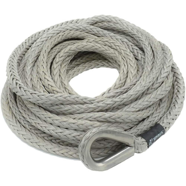 Nimbus Tow Ropes 27-0438100 Automotive Winch Accessories; Type: Winch Rope ; For Use With: Rigging, Vehicle Recovery, Winching ; Width (Inch): 7/16in ; Capacity (Lb.): 7400.00 ; Length (Inch): 1200in ; End Type: Loop & Eye