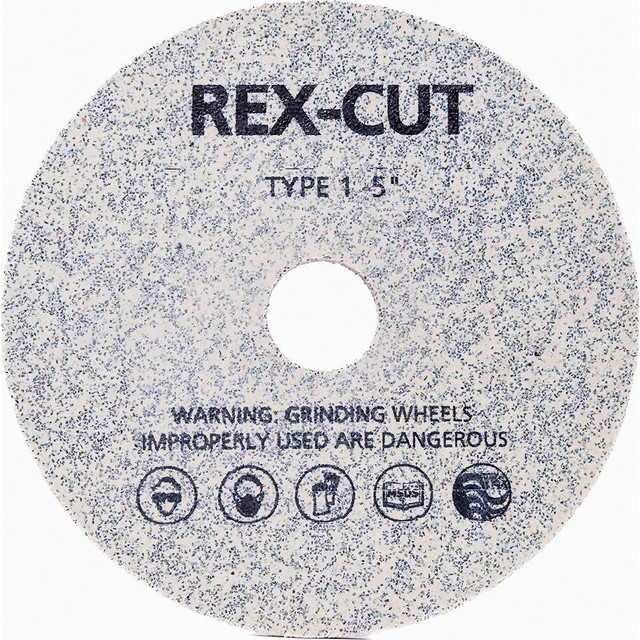 Rex Cut Abrasives 190020 Deburring Wheels; Wheel Diameter (Inch): 5 ; Face Width (Inch): 1 ; Center Hole Size (Inch): 5/8 ; Abrasive Material: Aluminum Oxide ; Grade: Coarse ; Wheel Type: Type 1