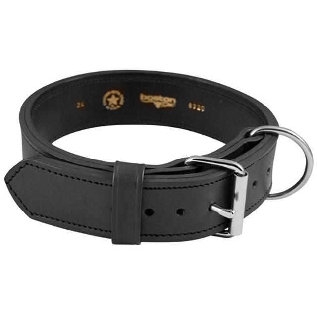 Boston Leather 8320-BLK-1-28 2 K-9 Agitation Collar Boston Leather 8320-BLK-1-28 2 K-9 Agitation Collar