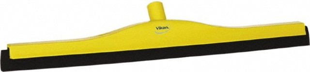 Vikan 77546 Squeegee: 24" Blade Width, Foam Rubber Blade, Threaded Handle Connection