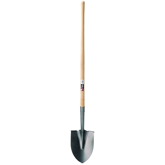 The AMES Companies, Inc. TRUE TEMPER® 1554300 Eagle Shovel, 11 in X 8-1/4 in Round Point Blade, 46 in White Ash Handle
