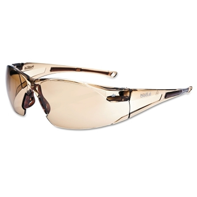 Bolle Bolle Safety Rush Series Safety Glasses, Twilight Lens, Anti-Fog/Anti-Scratch, Twilight Frame