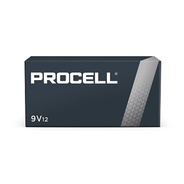 Duracell® Procell Battery, Non-Rechargeable Dry Cell Alkaline, 9V, 12/PK Duracell® Procell Battery, Non-Rechargeable Dry Cell Alkaline, 9V, 12/PK