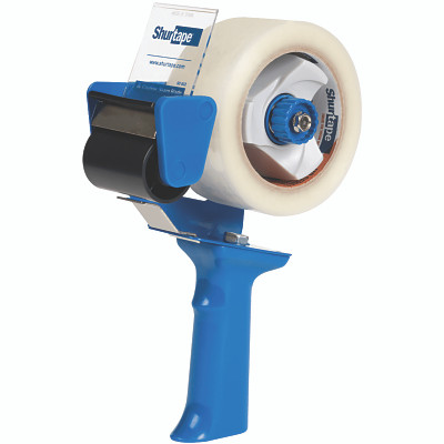 Shurtape® SD 932 Standard Pistol-Grip Tape Dispenser, 2 in W Roll, Plastic Handle/Frame, Steel Blade, Light Duty