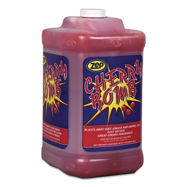 Zep Inc. Zep Professional® 95124 Cherry Bomb Heavy-Duty Hand Cleaner, Square Jug, 1 gal, DISP/Pump Not Included