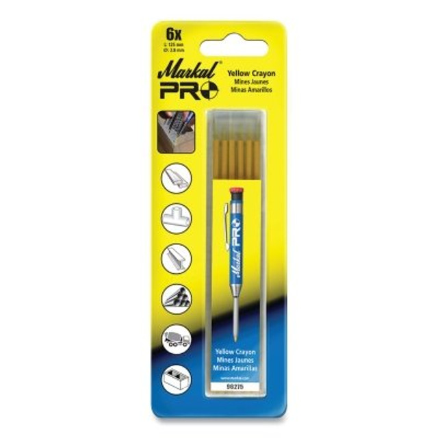 LA-CO Industries Inc Markal® PRO Refill, General Purpose, Welding/Fabricating Marker, Yellow LA-CO Industries Inc Markal® PRO Refill, General Purpose, Welding/Fabricating Marker, Yellow