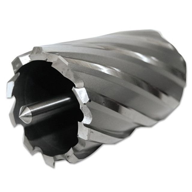 Evolution Cyclone HSS Premium Grade Annular Cutter, 13/16 in dia x 2 in Depth, 3/4 in Weldon Shank, Includes Pilot Pin Evolution Cyclone HSS Premium Grade Annular Cutter, 13/16 in dia x 2 in Depth, 3/4 in Weldon Shank, Includes Pilot Pin