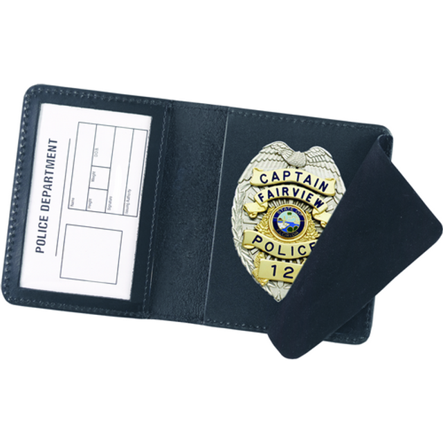 Strong Leather Company 74800-3462 Side Open Badge Case - Duty Strong Leather Company 74800-3462 Side Open Badge Case - Duty