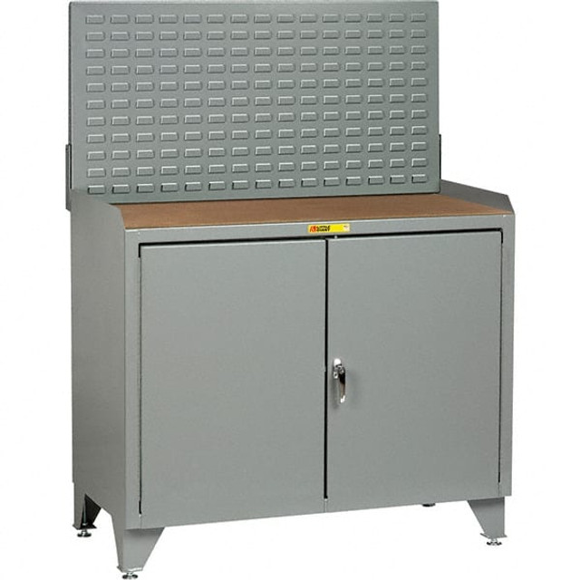 Little Giant. MH3LL-2D-2448LP Stationary Security Workstation: 48" Wide, 24" Deep, 43" High