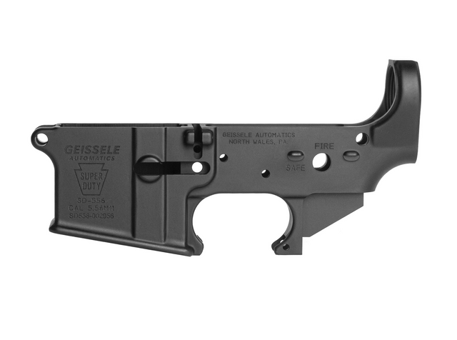 Geissele Automatics 02-1296-SD-B Super Duty Stripped Lower Receiver