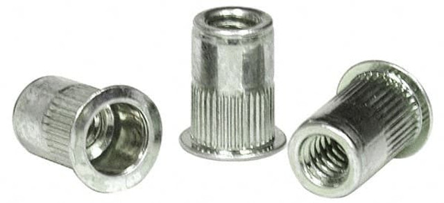 RivetKing. 31C2IKFAP/P25 5/16-18, 0.15 to 0.312" Grip, 17/32" Drill, Aluminum Standard Rivet Nut