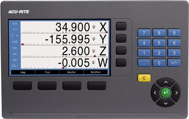 Acu-Rite G303-1424 Grinding DRO System: 2 Axis, 14" X-Axis Travel, 24" Y-Axis Travel