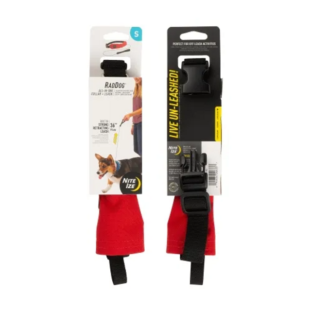 Nite-Ize RRLS-10-R3 RadDog All-In-One Collar + Leash
