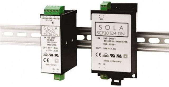 Sola/Hevi-Duty SCP30S15B-DN 30 Watt, 2 Amp, 264 VAC, 375 VDC Input, 15 VDC Output, Chassis, DIN Rail Power Supply